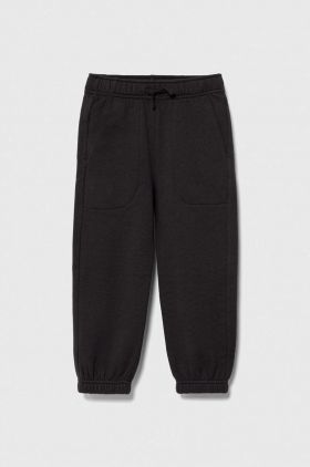 Abercrombie & Fitch pantaloni de trening pentru copii culoarea gri, neted