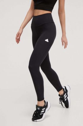 adidas colanți femei, culoarea negru, cu imprimeu IP2268