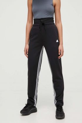 adidas pantaloni de trening culoarea negru, cu imprimeu  IN1830