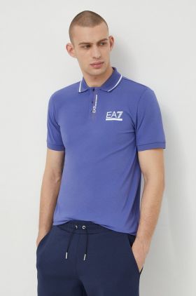 EA7 Emporio Armani tricou polo barbati, cu imprimeu