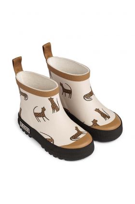 Liewood cizme copii Tekla Printed Rainboot culoarea bej