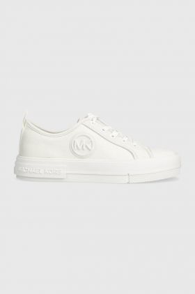 MICHAEL Michael Kors tenisi Evy femei, culoarea alb, 43R4EYFS1D