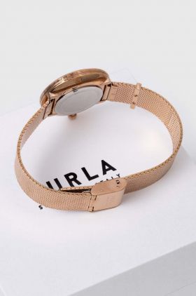 Furla ceas femei, culoarea auriu