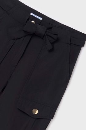 Mayoral pantaloni copii culoarea negru, neted