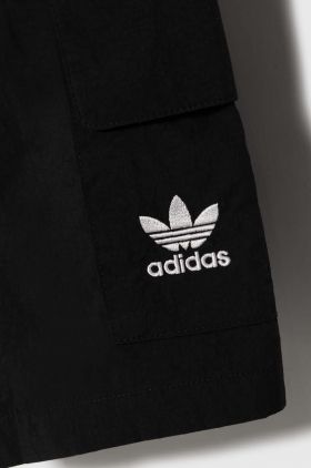 adidas Originals pantaloni scurti copii culoarea negru, talie reglabila