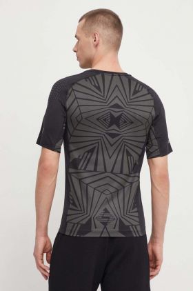 EA7 Emporio Armani tricou barbati, culoarea negru, modelator