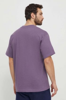 adidas Originals tricou din bumbac bărbați, culoarea violet, uni IP2772