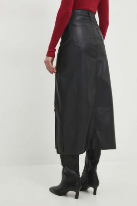 Answear Lab fusta culoarea negru, maxi, evazati