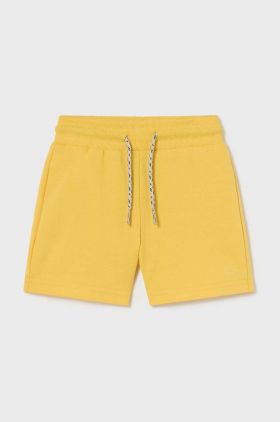 Mayoral pantaloni scurti bebe culoarea galben