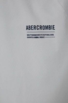 Abercrombie & Fitch tricou de înot pentru copii culoarea alb