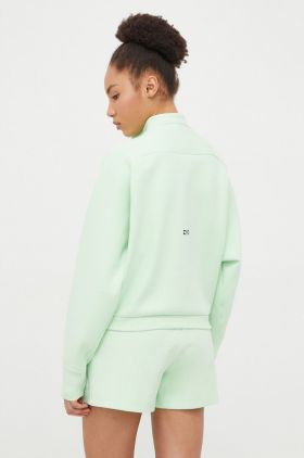 adidas bluză Z.N.E femei, culoarea verde, uni IS3922