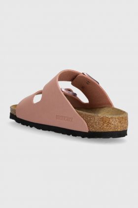 Birkenstock slapi copii Arizona Kids BFBC culoarea roz