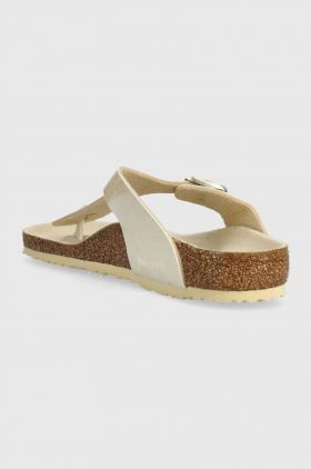 Birkenstock slapi copii Gizeh Kids BF Graceful culoarea bej