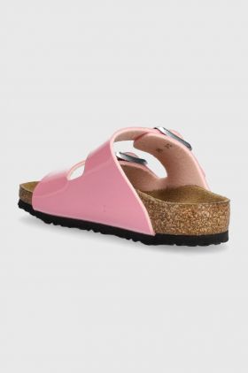 Birkenstock slapi copii Arizona Kids BF culoarea roz