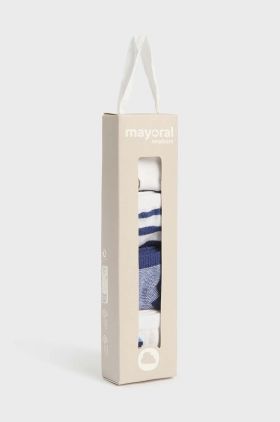 Mayoral Newborn sosete bebe 4-pack culoarea albastru marin