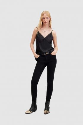 AllSaints jeansi MILLER SIZEME culoarea negru