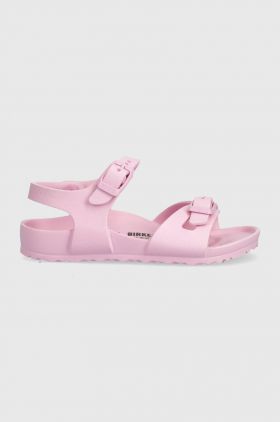 Birkenstock sandale copii Rio EVA Kids culoarea roz