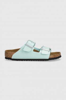 Birkenstock slapi copii Arizona Kids BF culoarea turcoaz