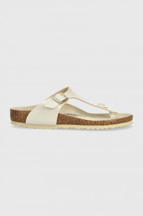 Birkenstock slapi copii Gizeh Kids BF Graceful culoarea bej