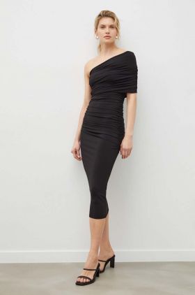 Day Birger et Mikkelsen rochie culoarea negru, mini, mulata