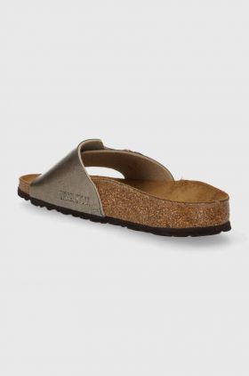 Birkenstock papuci Catalina femei, culoarea auriu, 1026622