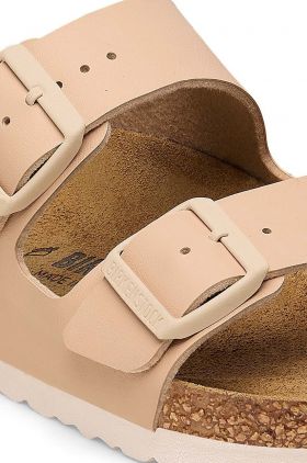 Birkenstock papuci Arizona bărbați, culoarea bej, 1027721