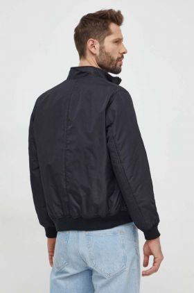 Pepe Jeans geaca barbati, culoarea negru, de tranzitie