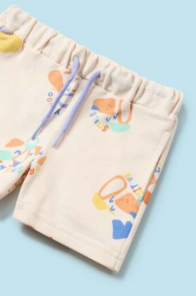 Mayoral pantaloni scurti bebe culoarea bej