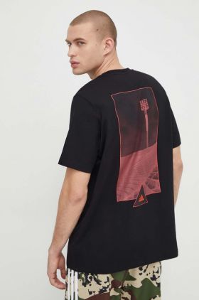 adidas tricou din bumbac TIRO bărbați, culoarea negru, cu imprimeu IN6256