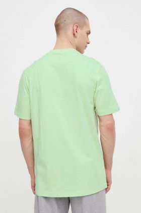 adidas tricou din bumbac bărbați, culoarea verde, uni IR9111