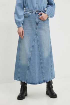 Answear Lab fusta jeans maxi, evazati
