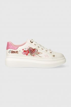 Aldo sneakers HEARTSTEP culoarea alb