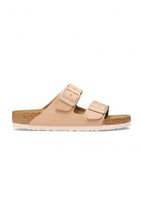 Birkenstock papuci Arizona bărbați, culoarea bej, 1027721