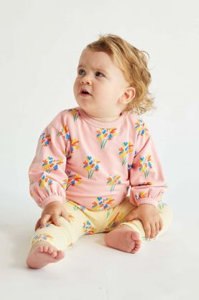 Bobo Choses bluza bebe culoarea roz, modelator