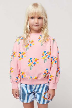 Bobo Choses bluza copii culoarea roz, modelator