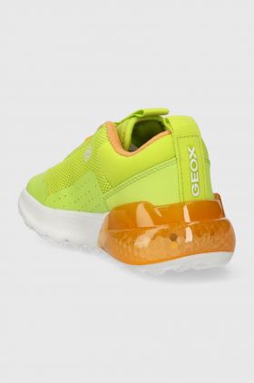 Geox sneakers pentru copii ACTIVART ILLUMINUS culoarea verde