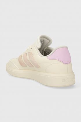 adidas sneakers COURTBLOCK culoarea bej IF6508