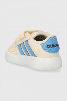 adidas sneakers pentru copii GRAND COURT 2.0 CF I culoarea bej