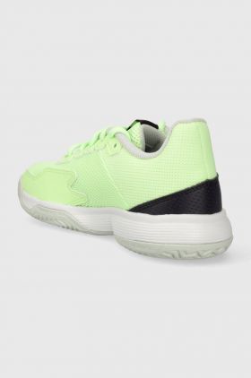 adidas Performance sneakers pentru copii Courtflash K culoarea verde