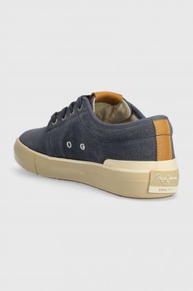 Pepe Jeans sneakers din piele intoarsă PMS31037 culoarea albastru marin, BEN URBAN M