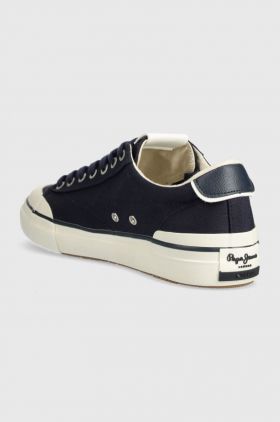 Pepe Jeans tenisi PMS31044 barbati, culoarea albastru marin, BEN BASIC