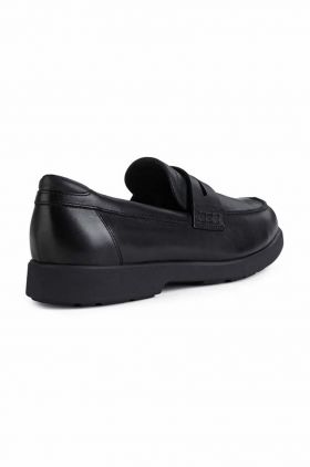 Geox mocasini de piele U SPHERICA EC11 barbati, culoarea negru, U25EFC 00043 C9999