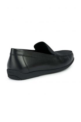 Geox mocasini de piele U ASCANIO barbati, culoarea negru, U450WB 00043 C9999