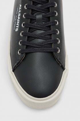 AllSaints sneakers din piele Underground Leather Low culoarea negru, MF705X