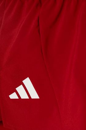 adidas pantaloni scurti copii culoarea rosu, cu imprimeu, talie reglabila