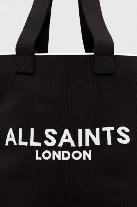 AllSaints geanta IZZY culoarea negru