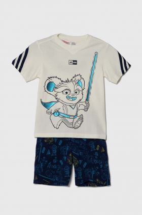 adidas compleu copii x Star Wars culoarea albastru marin