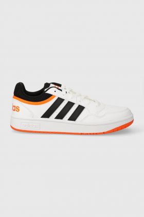 adidas Originals sneakers pentru copii HOOPS 3.0 K culoarea alb