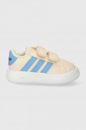 adidas sneakers pentru copii GRAND COURT 2.0 CF I culoarea bej