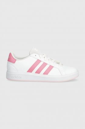 adidas sneakers pentru copii GRAND COURT 2.0 K culoarea alb